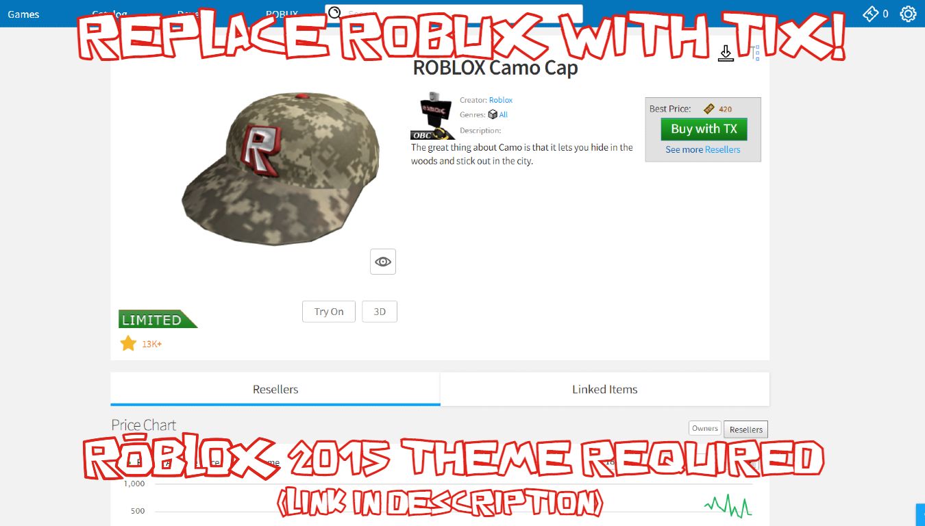 Tix Hack Robux - Roblox