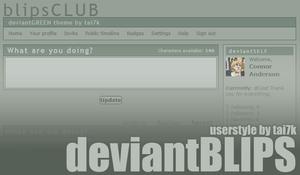 Screenshot of deviantBLIPS