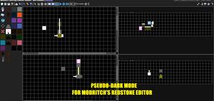 Screenshot of Mordritch's Redstone Editor - Dark Mode (Pseudo-Dark using Pixel Filters)