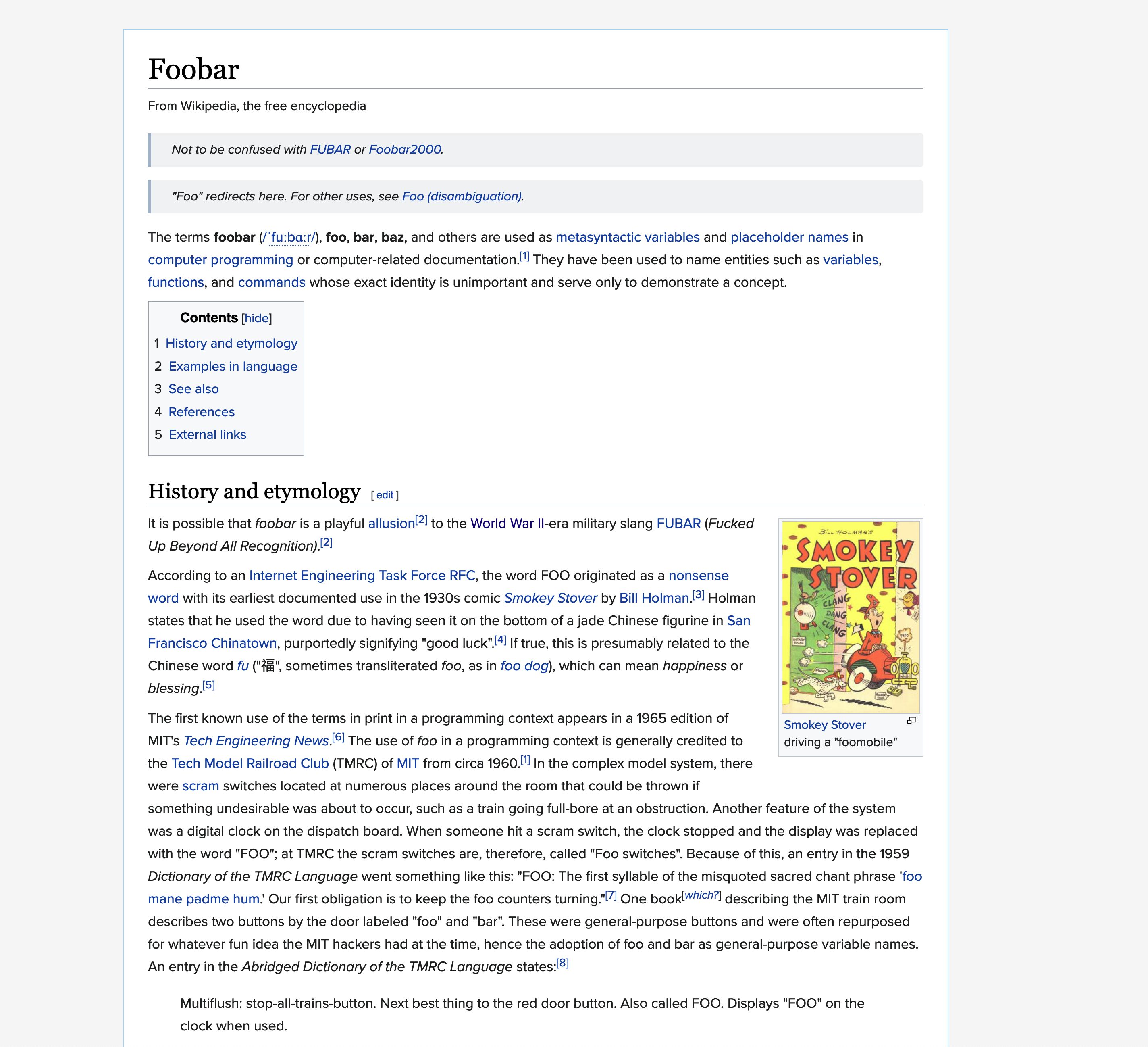 Screenshot of Simple Wiki