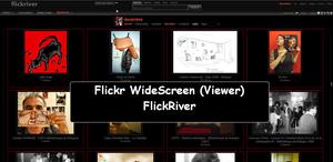 Screenshot of Flickr WideScreen (Viewer) - FlickRiver v.15
