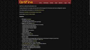 Screenshot of OptiDark - OptiFine Dark Theme