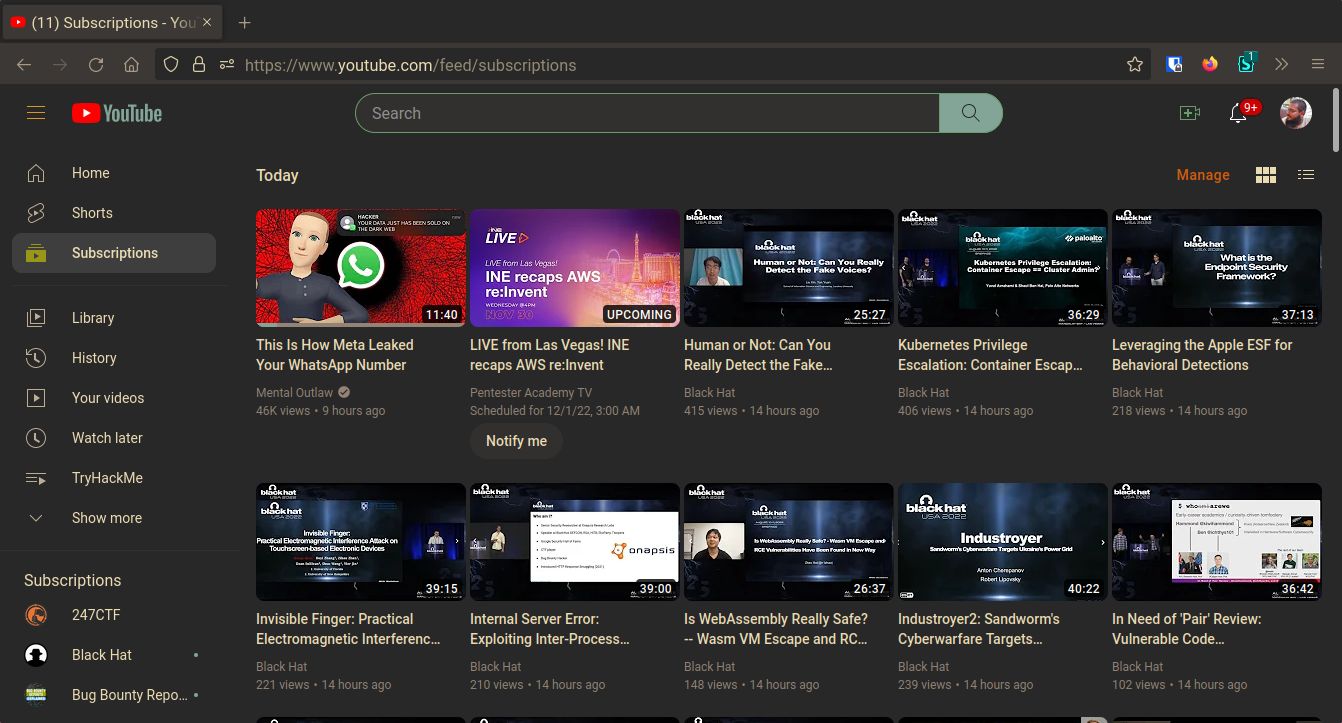 Screenshot of Gruvbox For Youtube