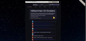 Screenshot of Existenz.se Space