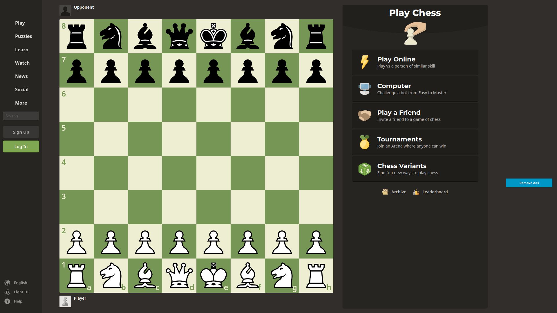 Screenshot of Chess.com Ansuz Pieces
