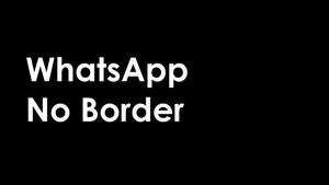 Screenshot of WhatsApp No Border UPDATE