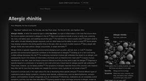 Screenshot of Dark minimalist Wiki - Jencansee