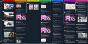 Screenshot of Rainbow Tweetdeck (New TD compatible)