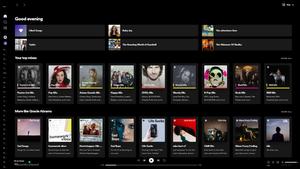 Screenshot of Spotify Blacked Sidebar+