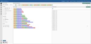 Screenshot of Regex 101 - large substitution areas