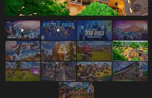 Screenshot of Epic Games Store - Disable carousel
