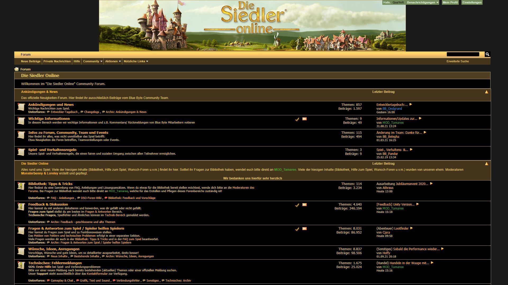 Screenshot of The Settlers Online - Dark Forum