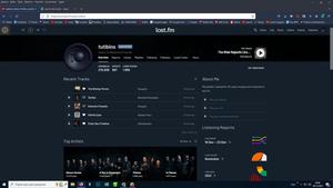 Screenshot of Last.fm like twitter