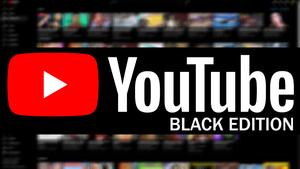 Screenshot of YouTube Black Edition