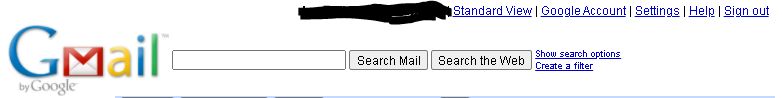 Screenshot of Google Mail Classic