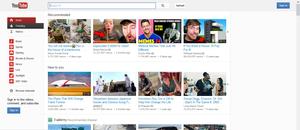 Screenshot of YouTube 2012-2014 Theme