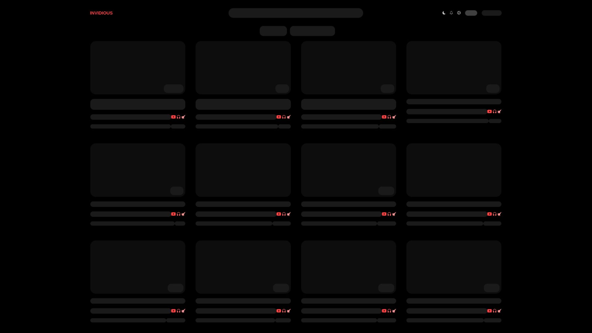 Screenshot of Invidious - Black Theme [Redesign]