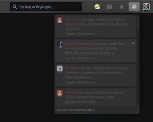 Screenshot of Wykop X Style - ikonki powiadomień