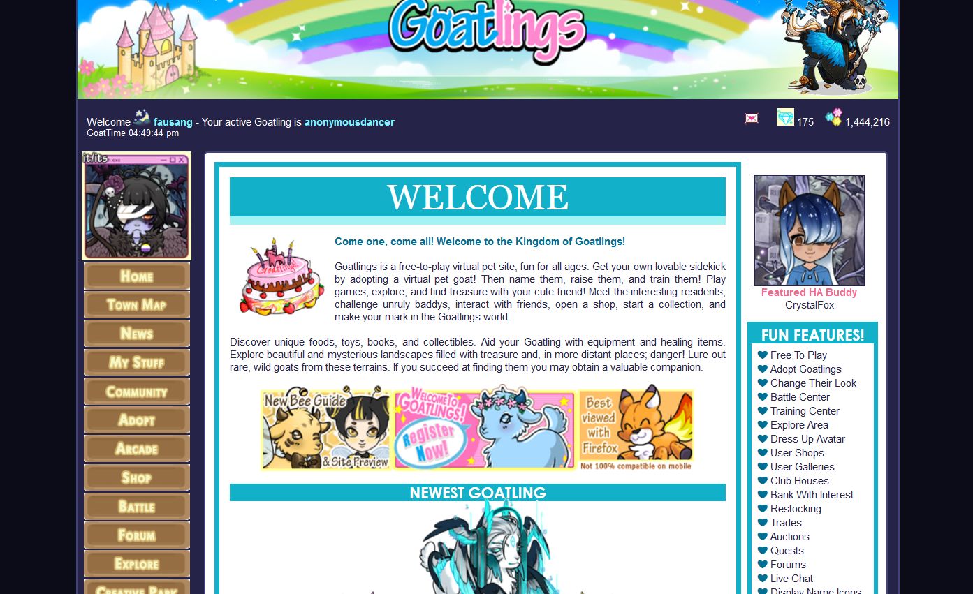 Screenshot of Goatlings Blue