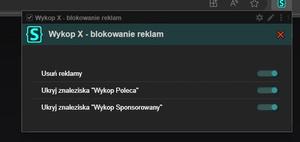 Screenshot of Wykop X Style - Ads Blocker
