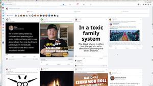 Screenshot of Multi-Column Facebook