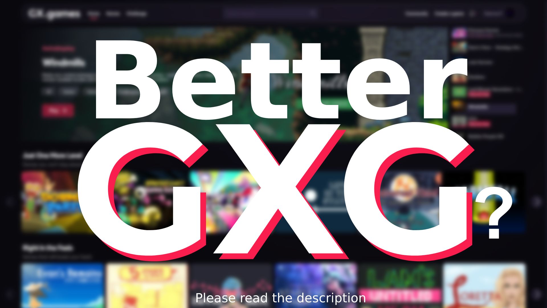 Screenshot of Better GXG? (gx.games)