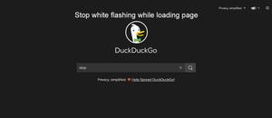 Screenshot of duckduckgo - stopflashing