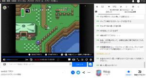 Screenshot of live nicovideo (ニコ生レイアウト改善)