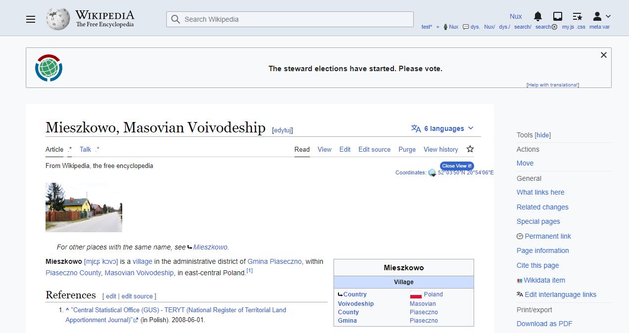 Screenshot of wikipedia: V22 Zebra colors