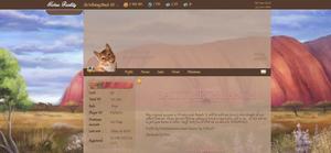 Screenshot of Uluru free theme