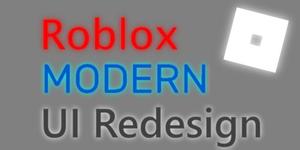 Screenshot of Roblox Modern UI Redesign