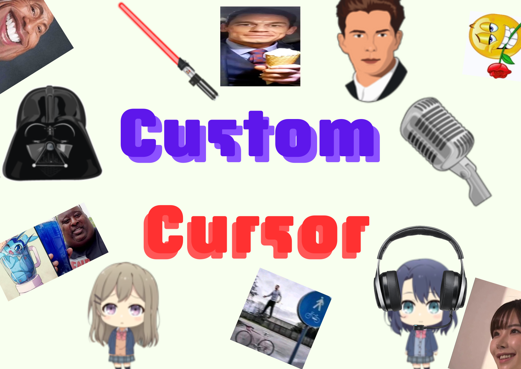 Rickrolling Meme cursor – Custom Cursor