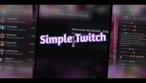 Screenshot of SimpleTwitch