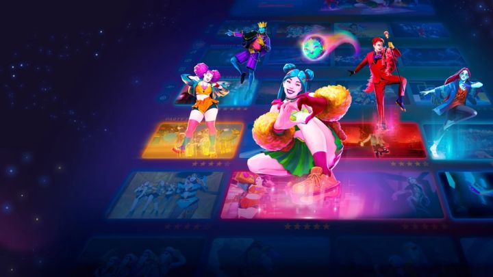 Screenshot of Just Dance Now 2023 menu