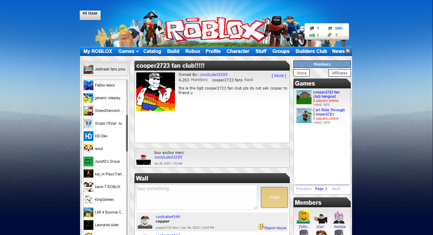 Roblox 2008-2011 theme