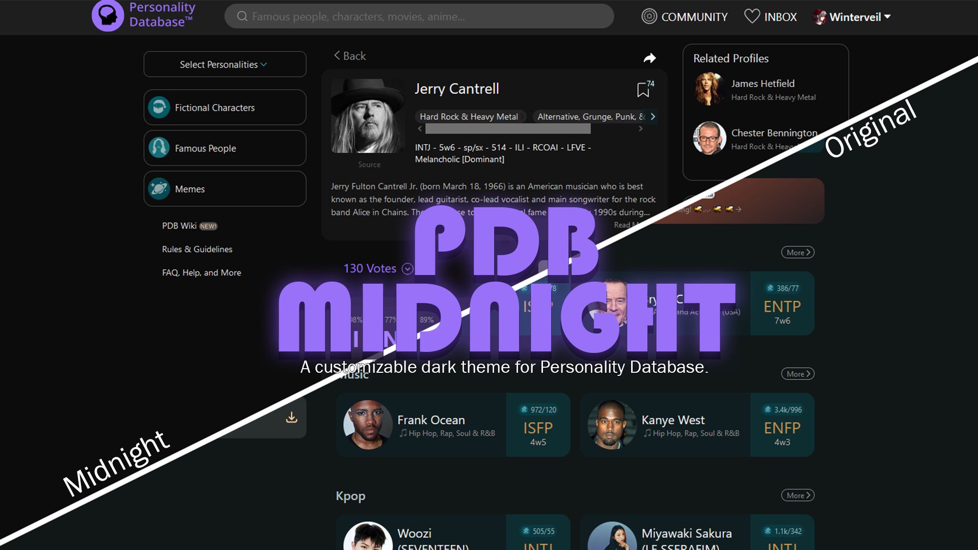 Screenshot of PDB Midnight