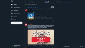 Screenshot of Twitter X Personal Preference
