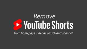 Screenshot of YouTube - Remove Shorts