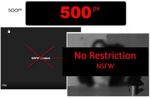 Screenshot of 500px - No Restriction Nsfw v.2