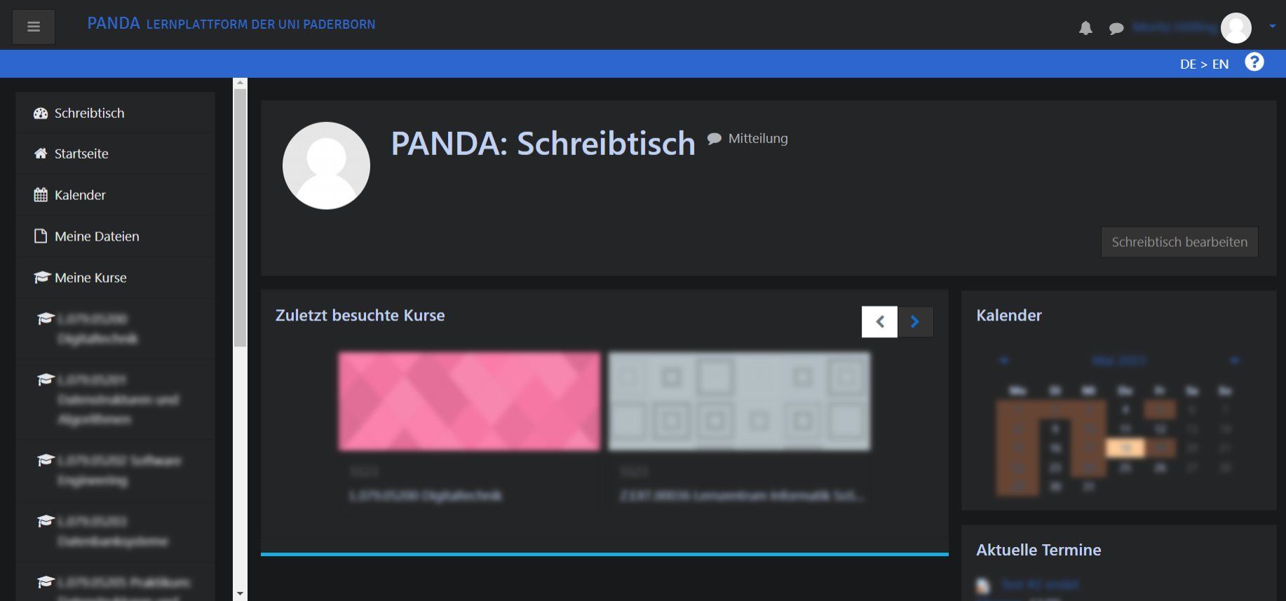 Screenshot of Dark Panda