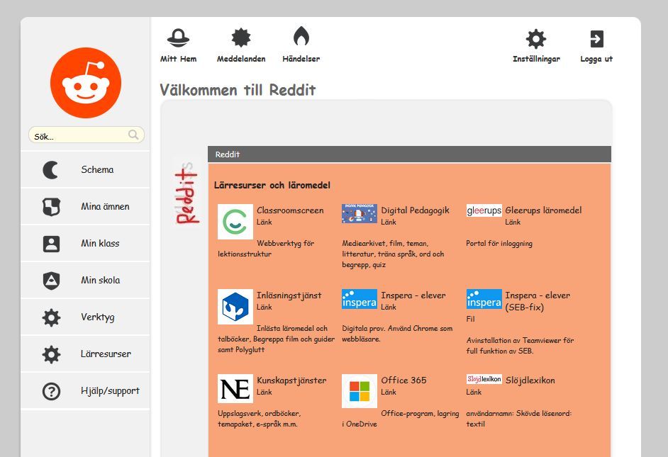 Screenshot of Vklass Reddit Theme (ReKlass)