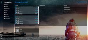 Screenshot of Magister Interstellar theme